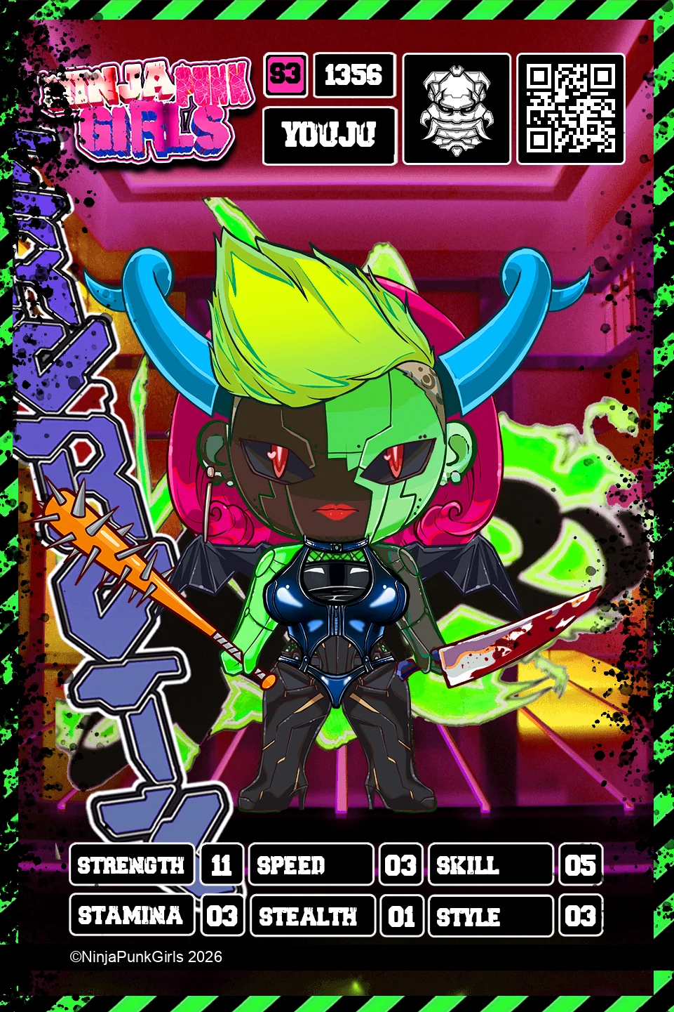 Rebuilt card #1356 Youju