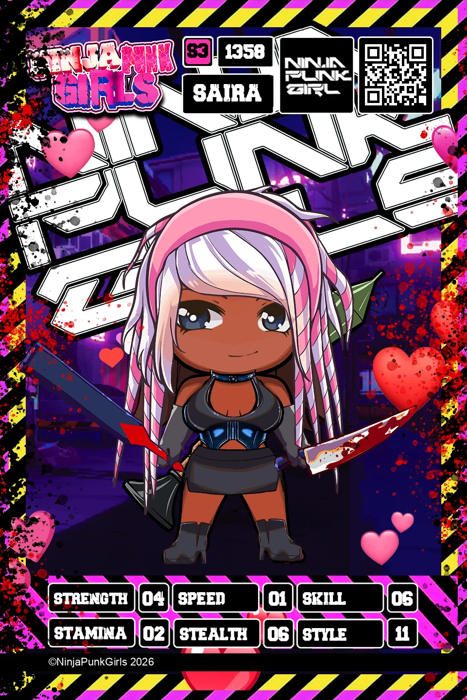 Rebuilt card #1358 Saira