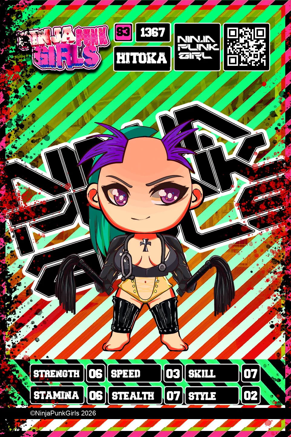 Rebuilt card #1367 Hitoka