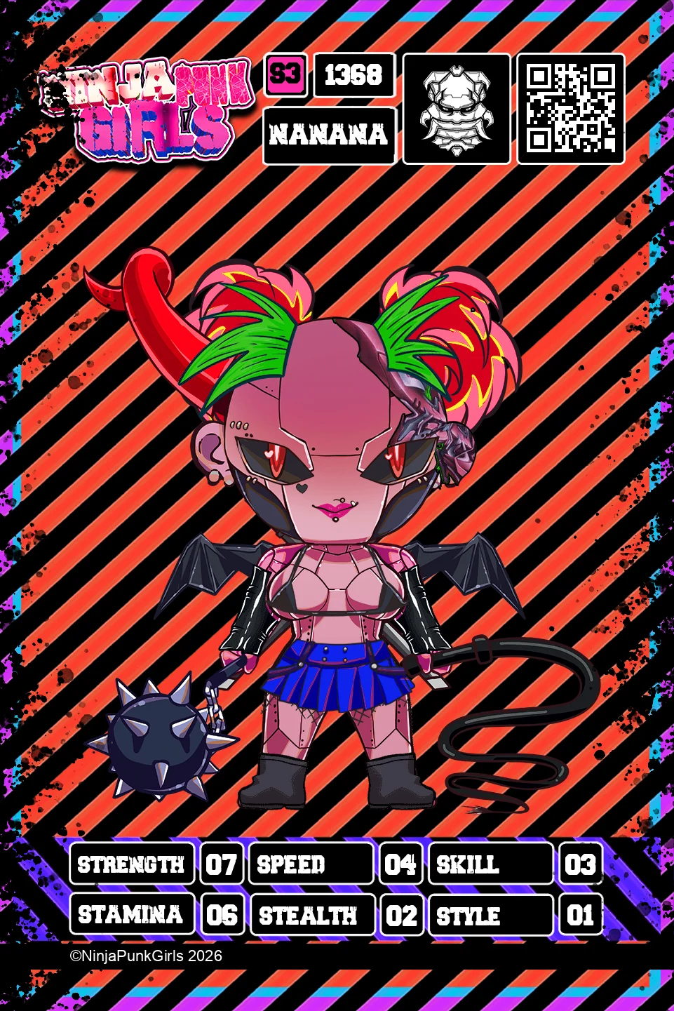 Rebuilt card #1368 Nanana