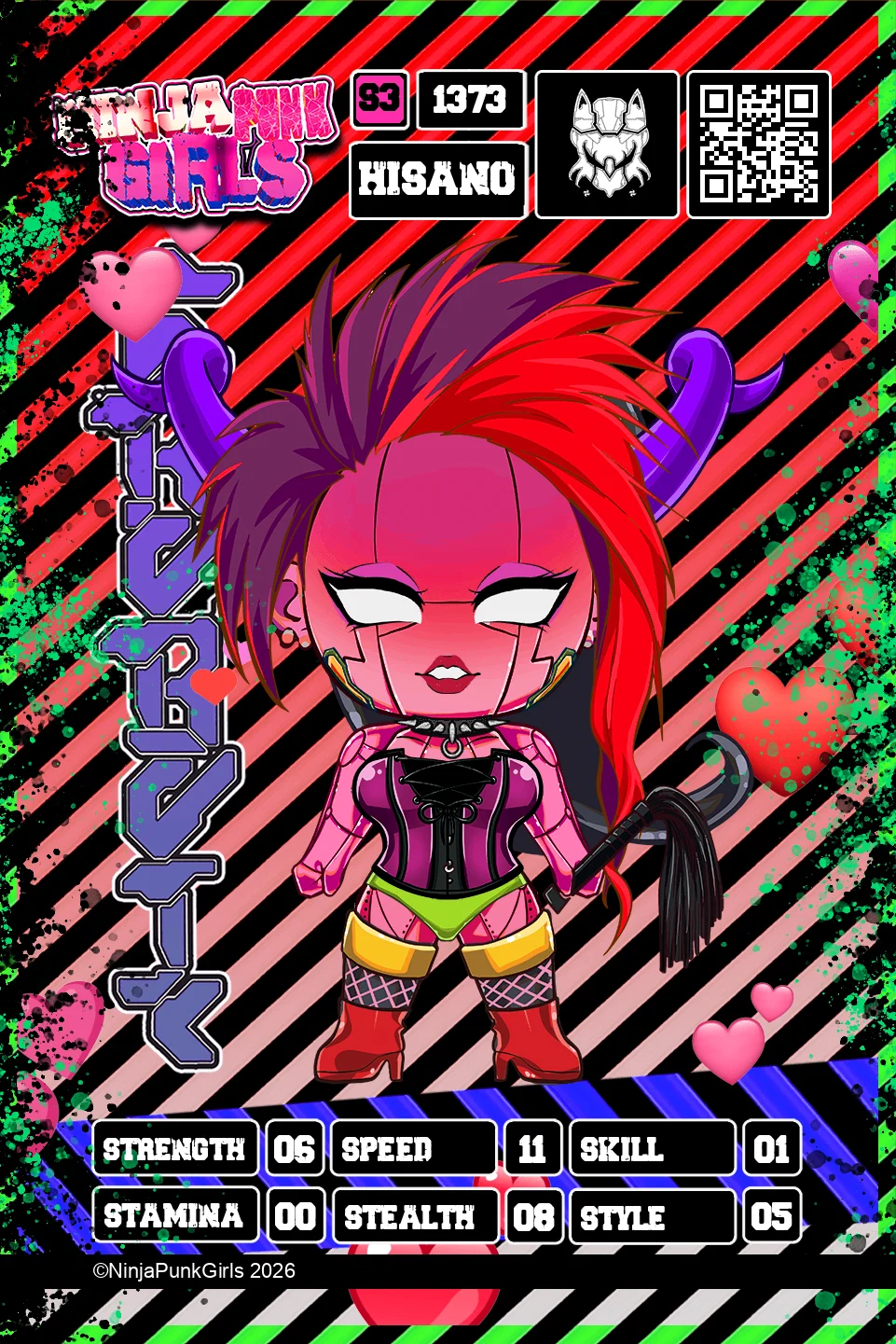 Rebuilt card #1373 Hisano