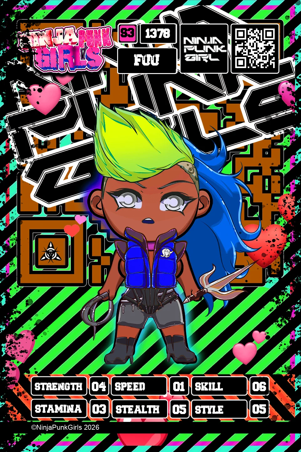 Rebuilt card #1378 Fuu