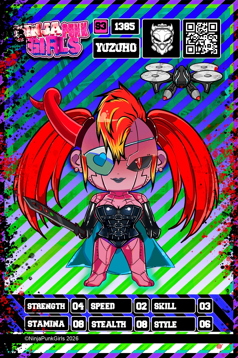 Rebuilt card #1385 Yuzuho