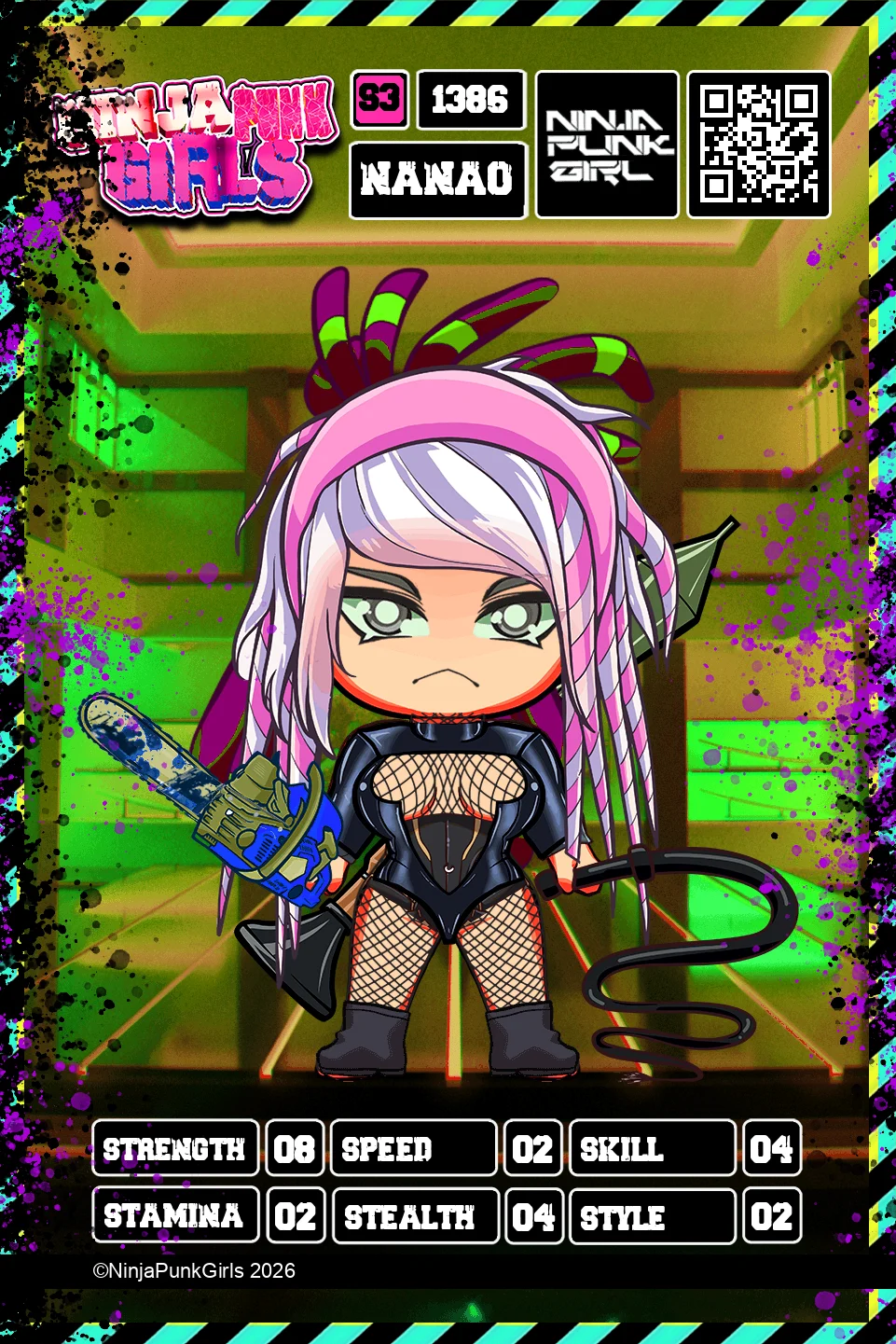 Rebuilt card #1386 Nanao