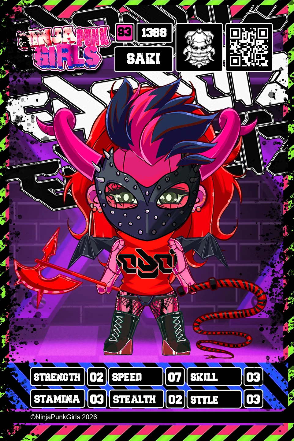 Rebuilt card #1388 Saki