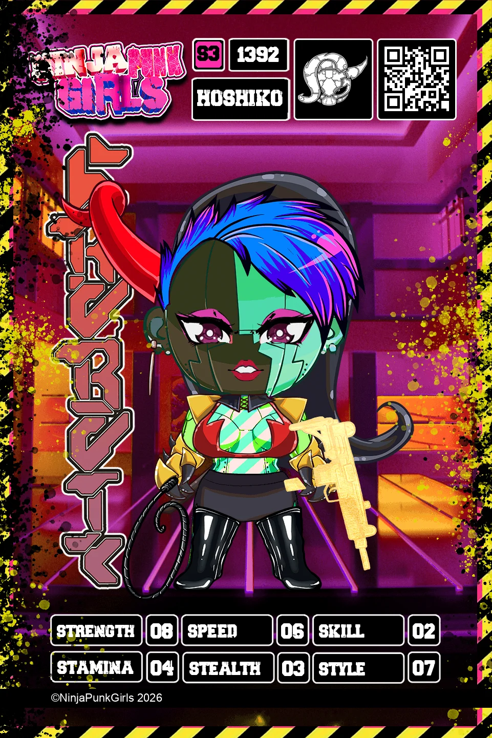 Rebuilt card #1392 Hoshiko