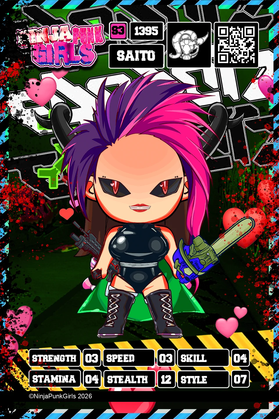 Rebuilt card #1395 Saito
