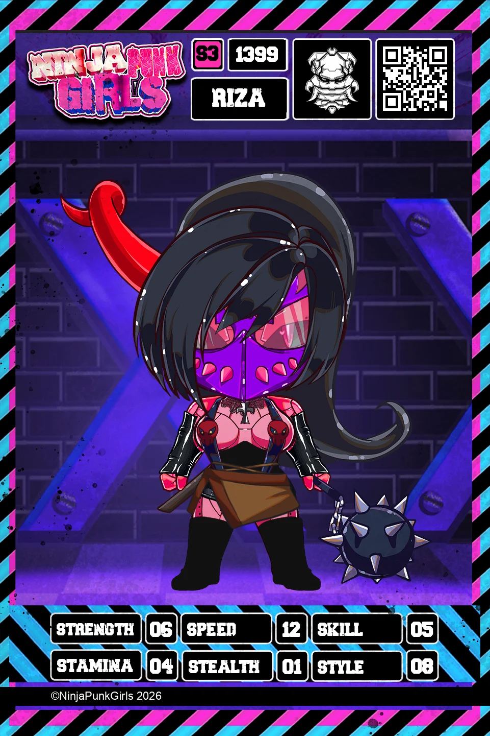 Rebuilt card #1399 Riza