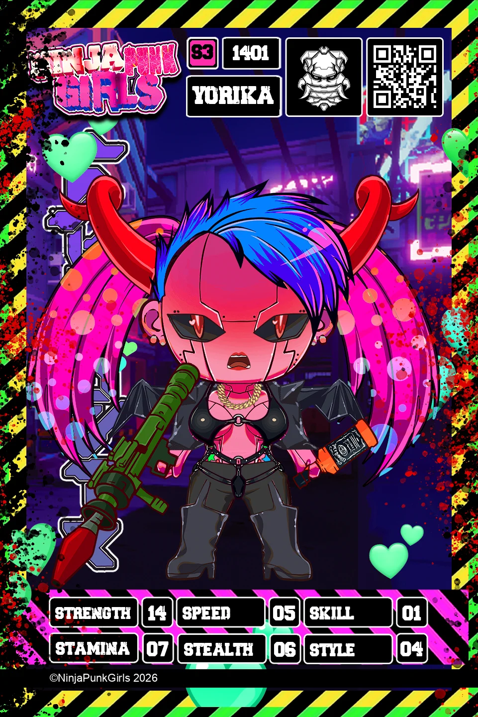 Rebuilt card #1401 Yorika