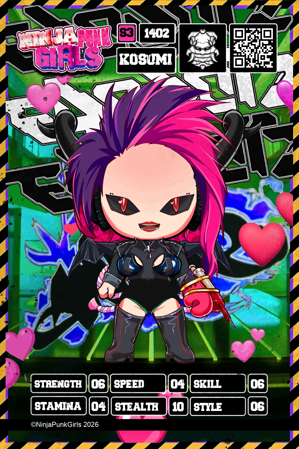 Rebuilt card #1402 Kosumi