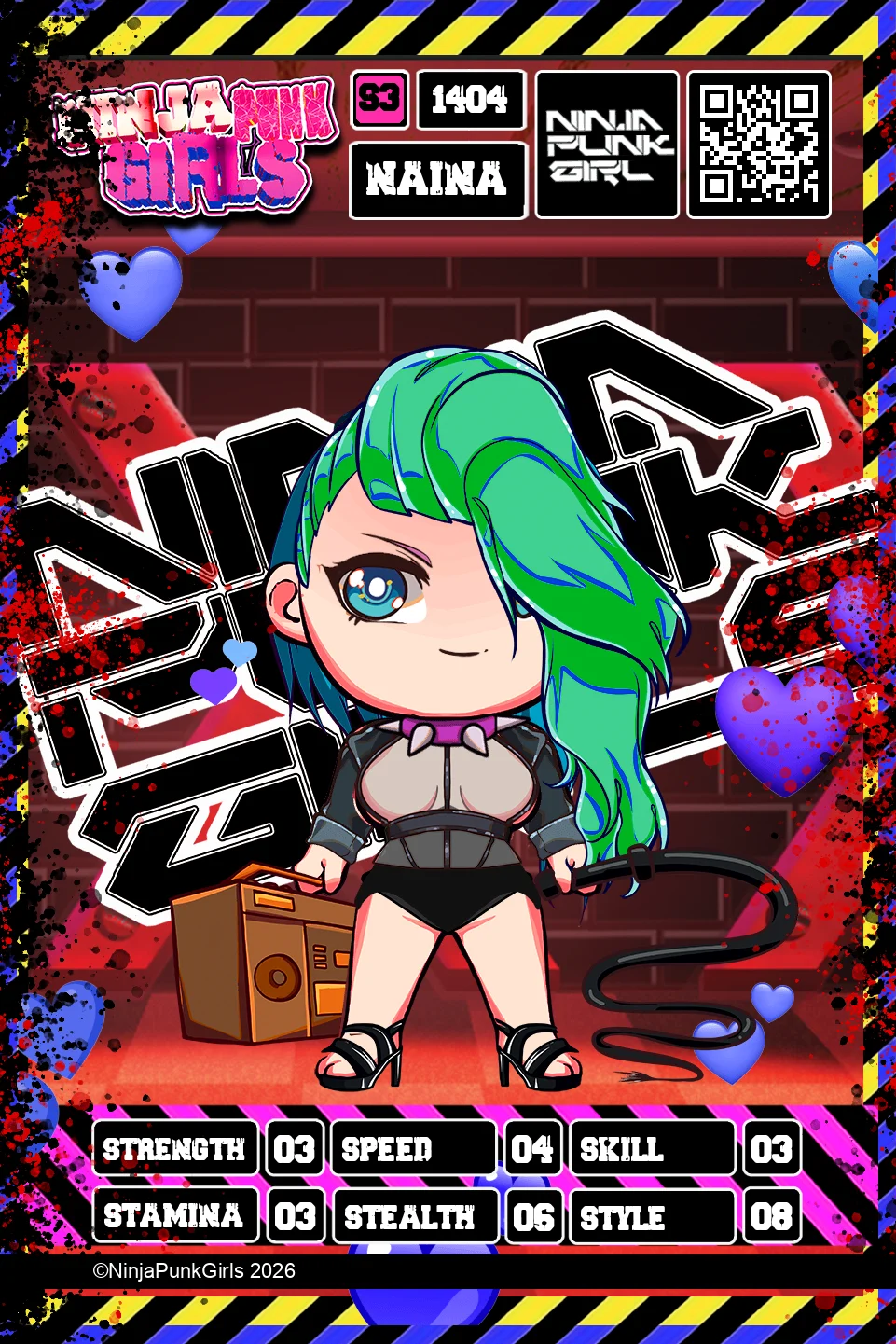 Rebuilt card #1404 Naina