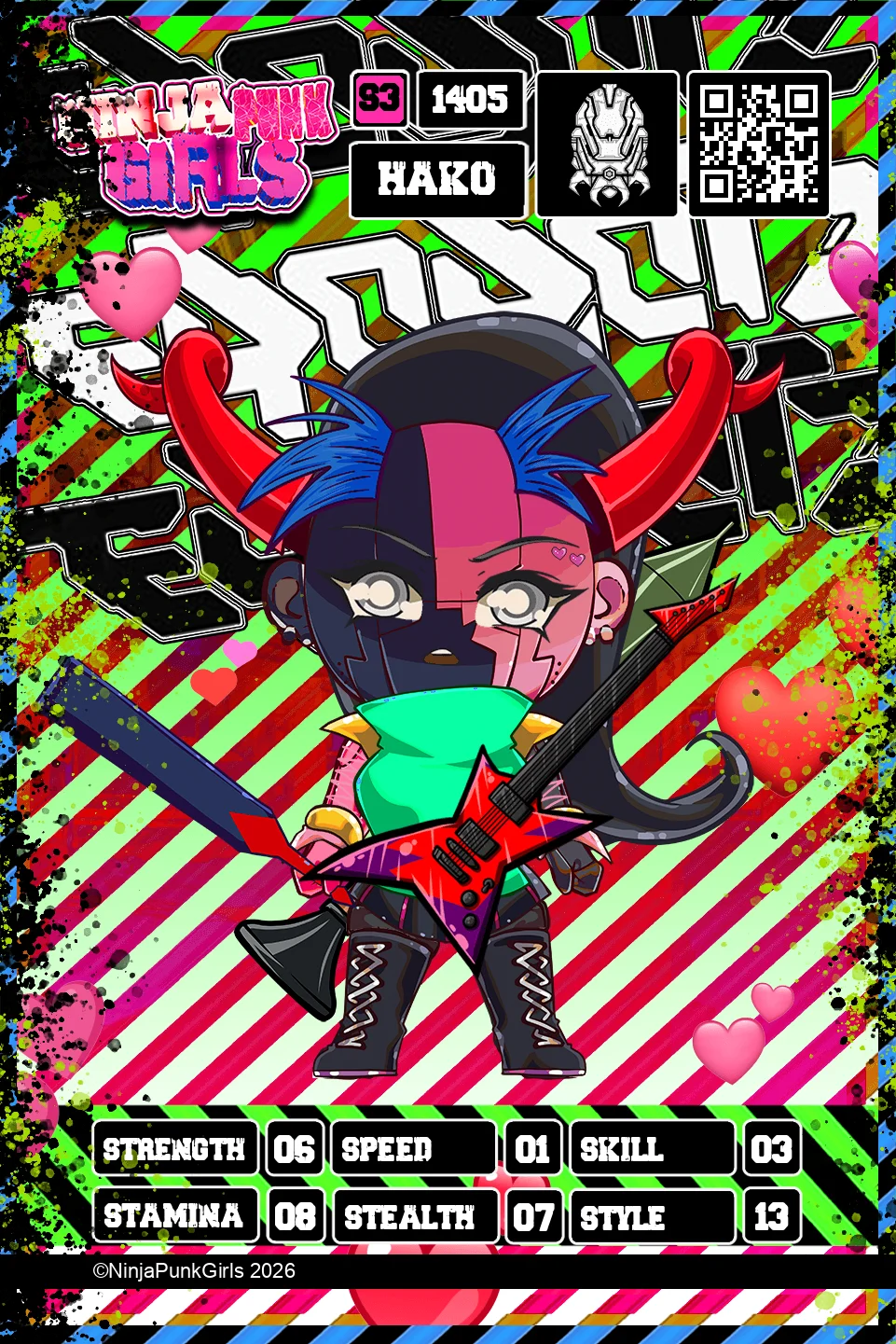 Rebuilt card #1405 Hako