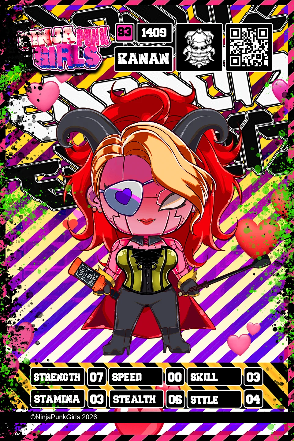 Rebuilt card #1409 Kanan