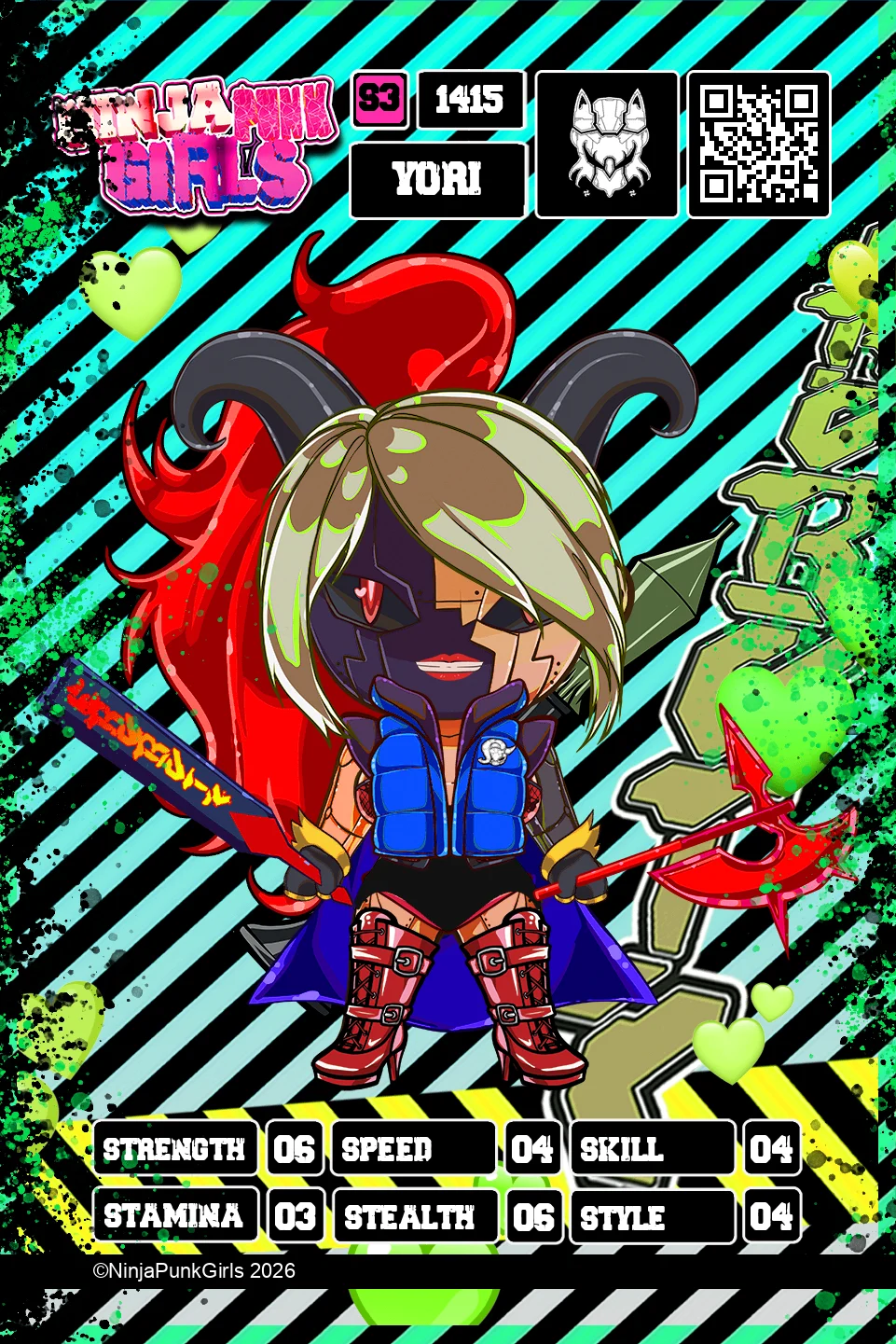 Rebuilt card #1415 Yori