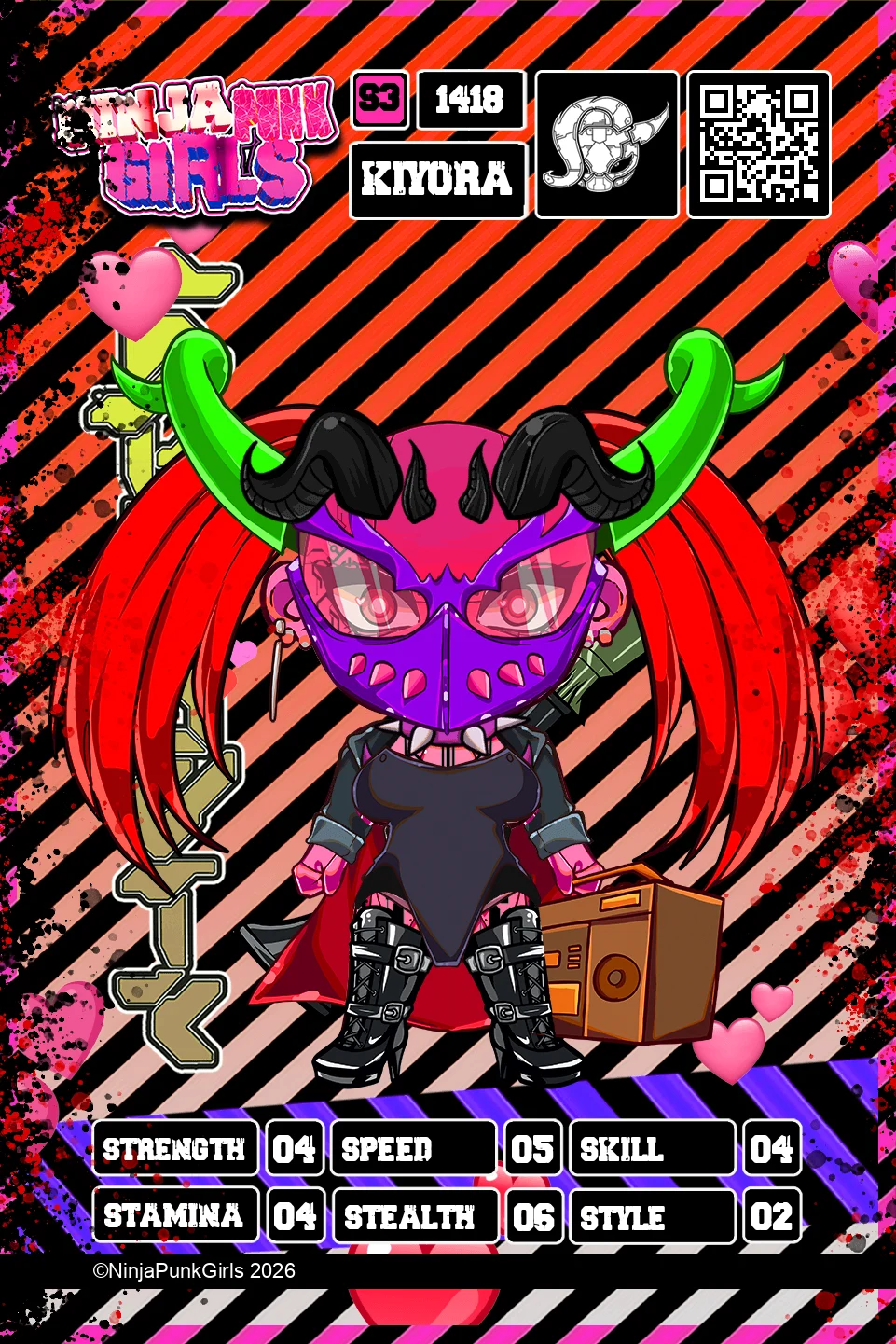Rebuilt card #1418 Kiyora
