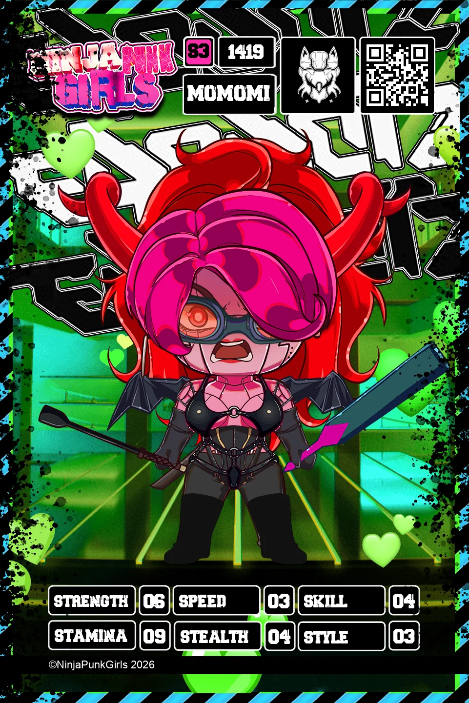 Rebuilt card #1419 Momomi