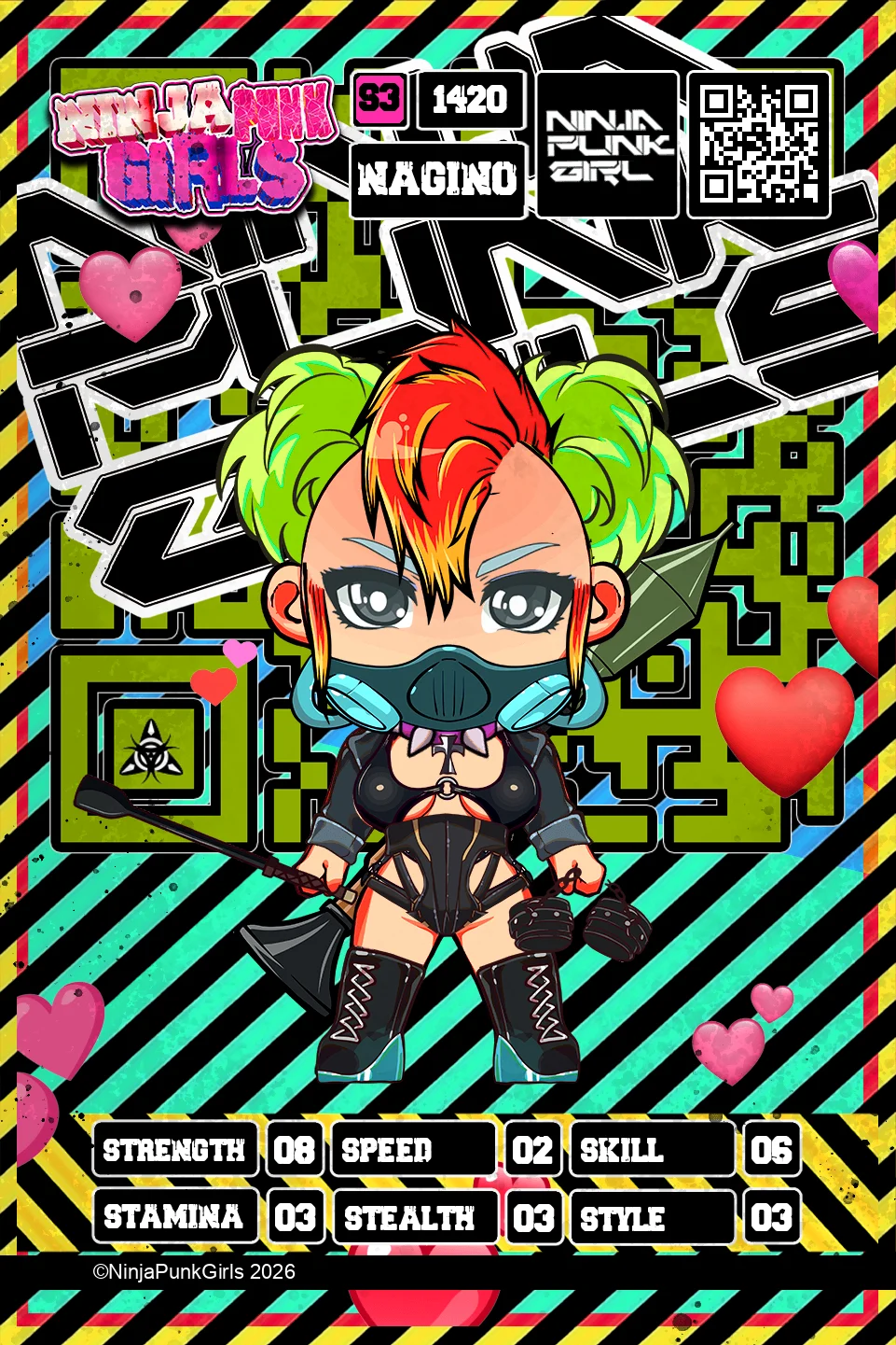 Rebuilt card #1420 Nagino