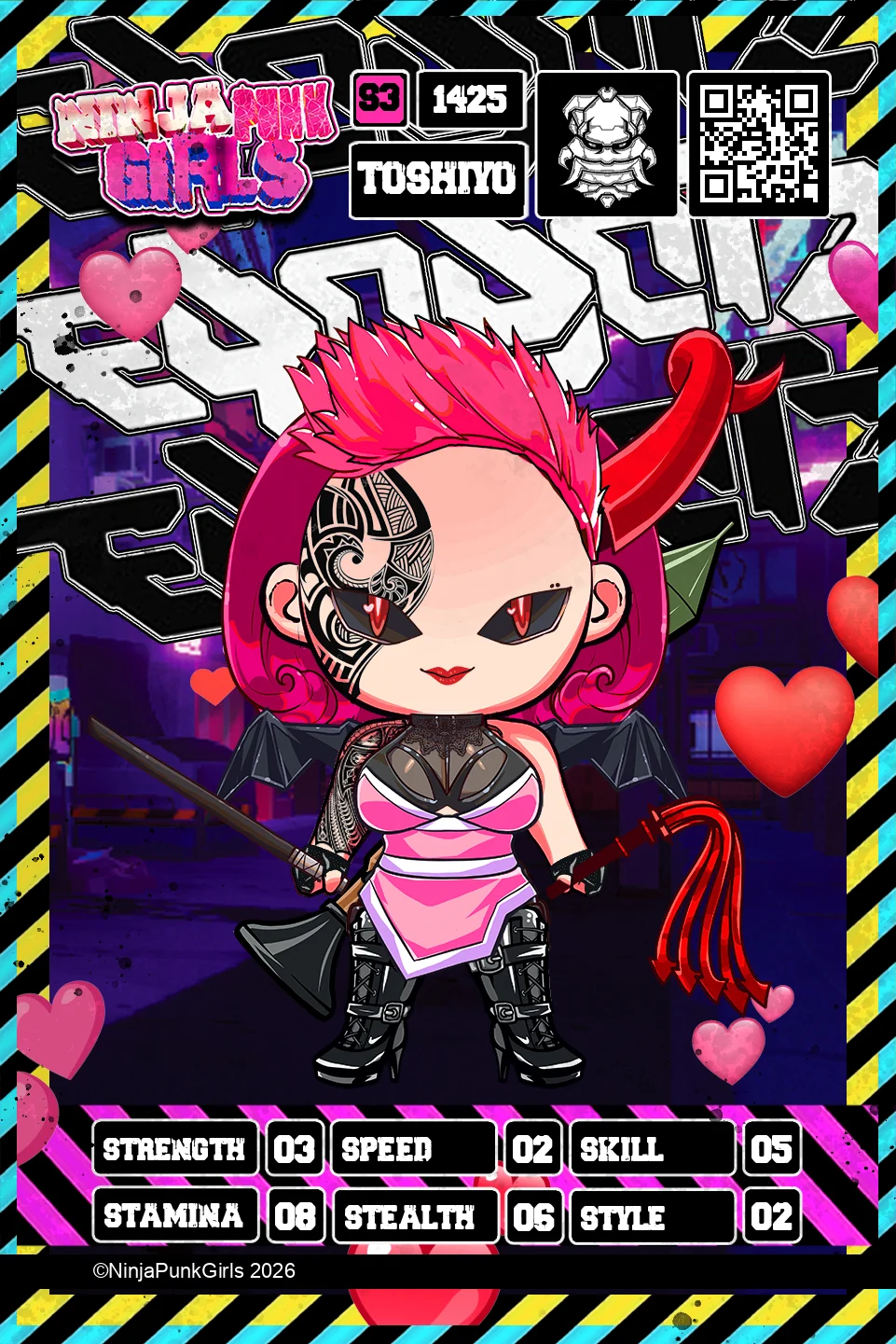 Rebuilt card #1425 Toshiyo