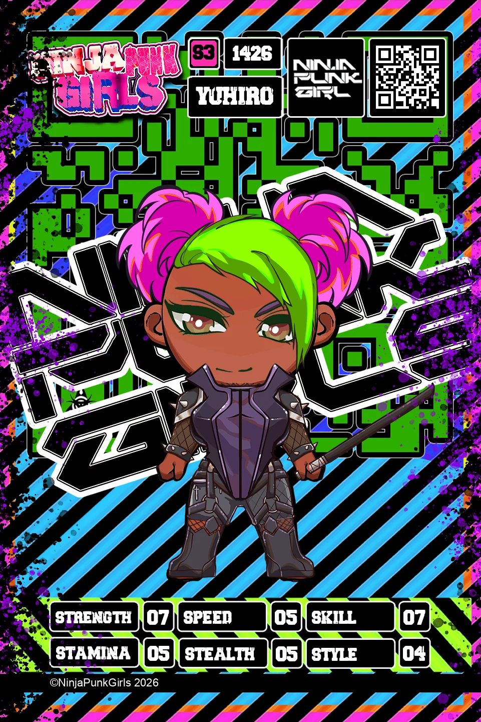 Rebuilt card #1426 Yuhiro