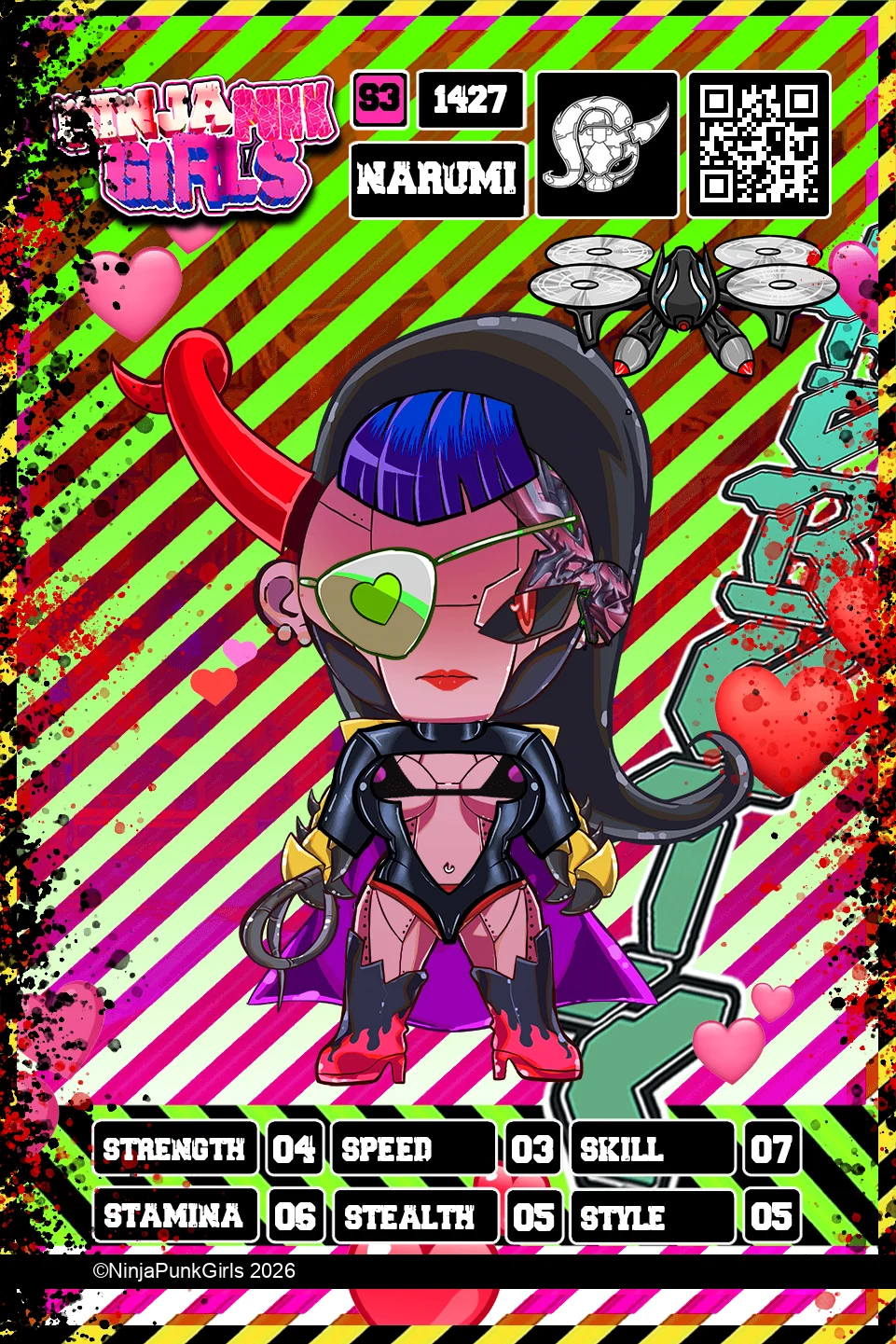 Rebuilt card #1427 Narumi