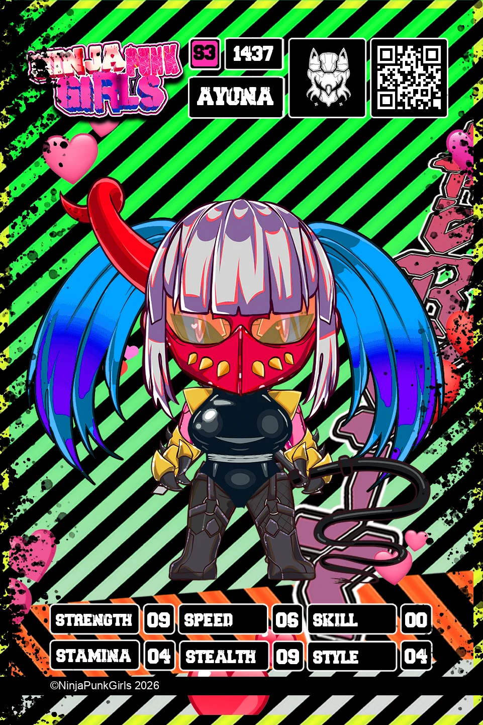 Rebuilt card #1437 Ayuna