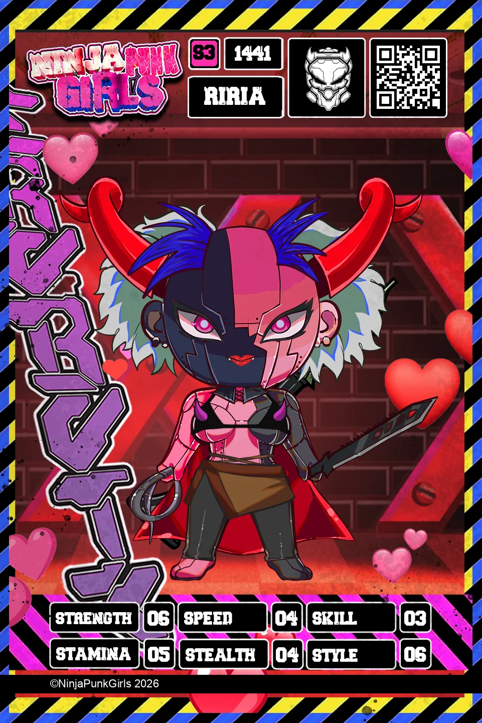 Rebuilt card #1441 Riria