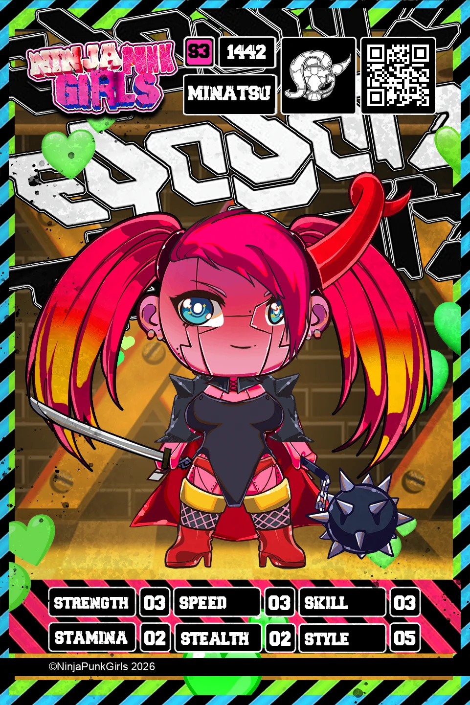 Rebuilt card #1442 Minatsu