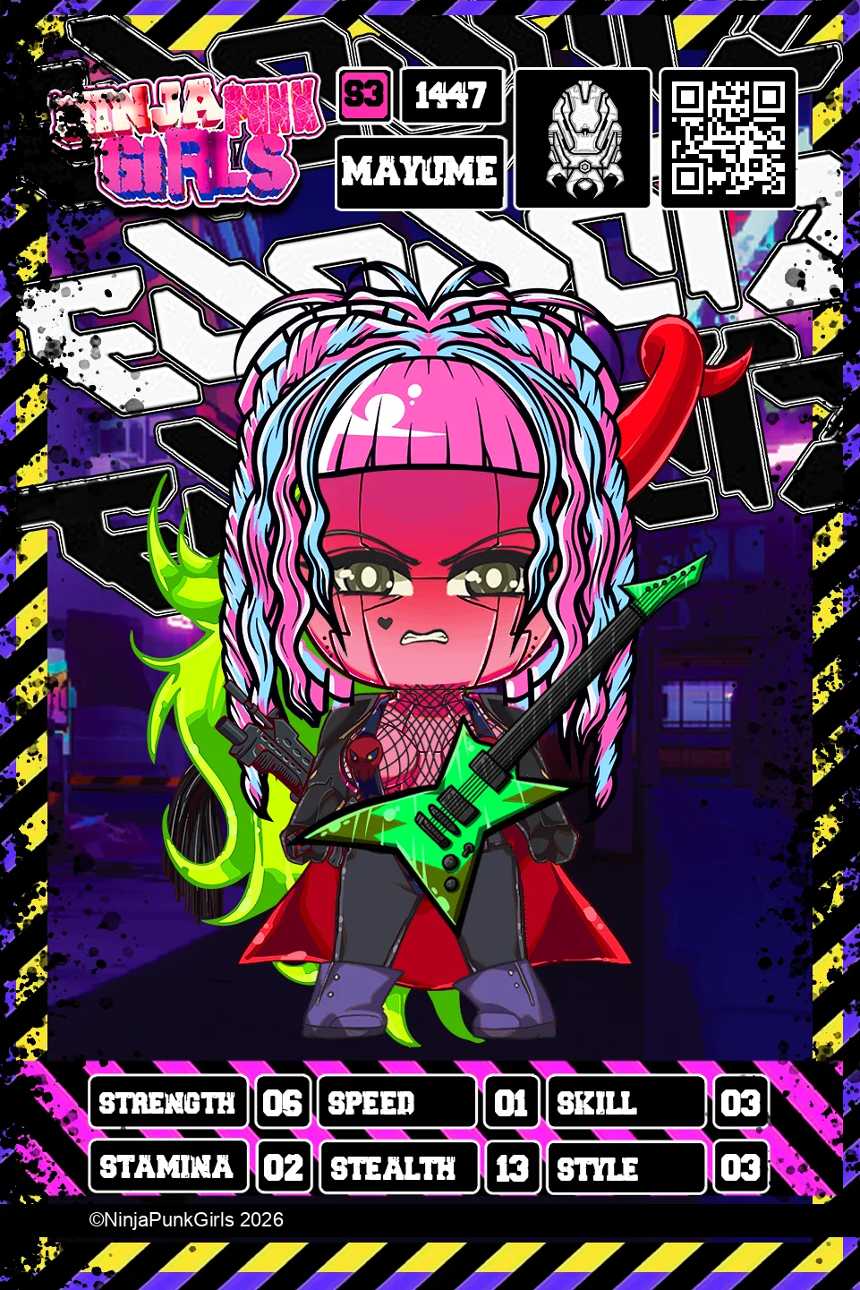 Rebuilt card #1447 Mayume