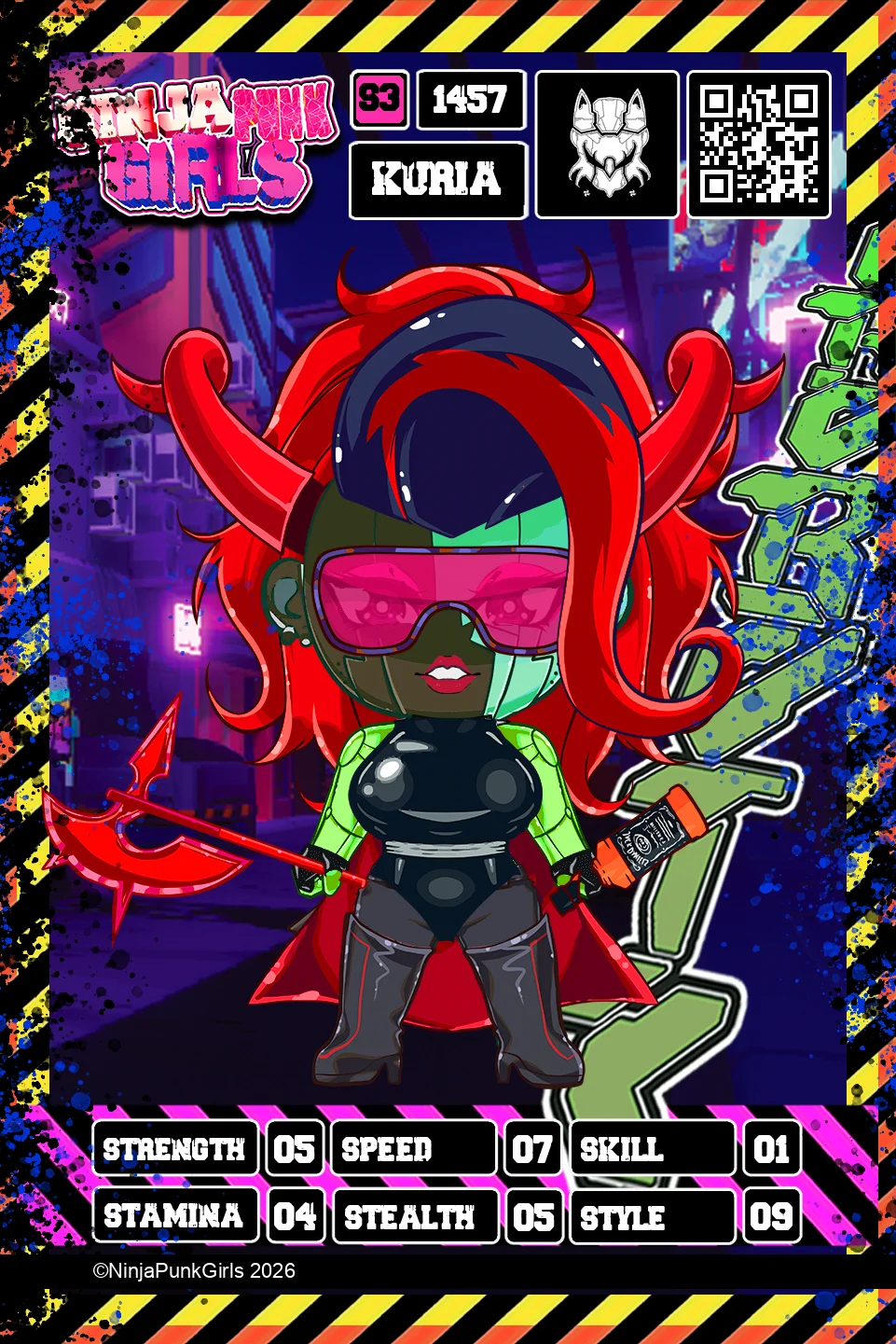 Rebuilt card #1457 Kuria