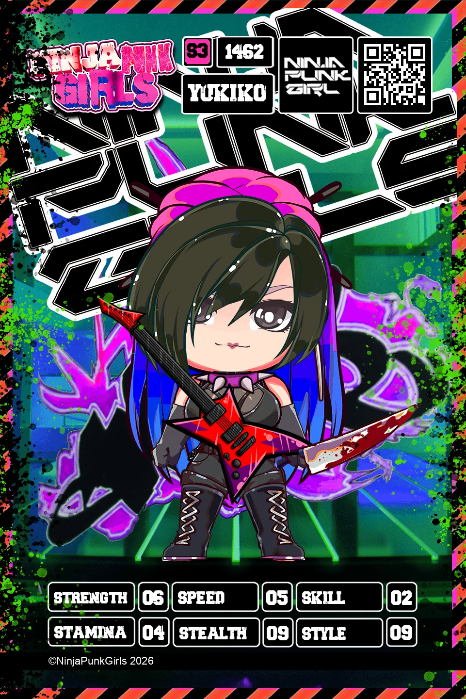 Rebuilt card #1462 Yukiko