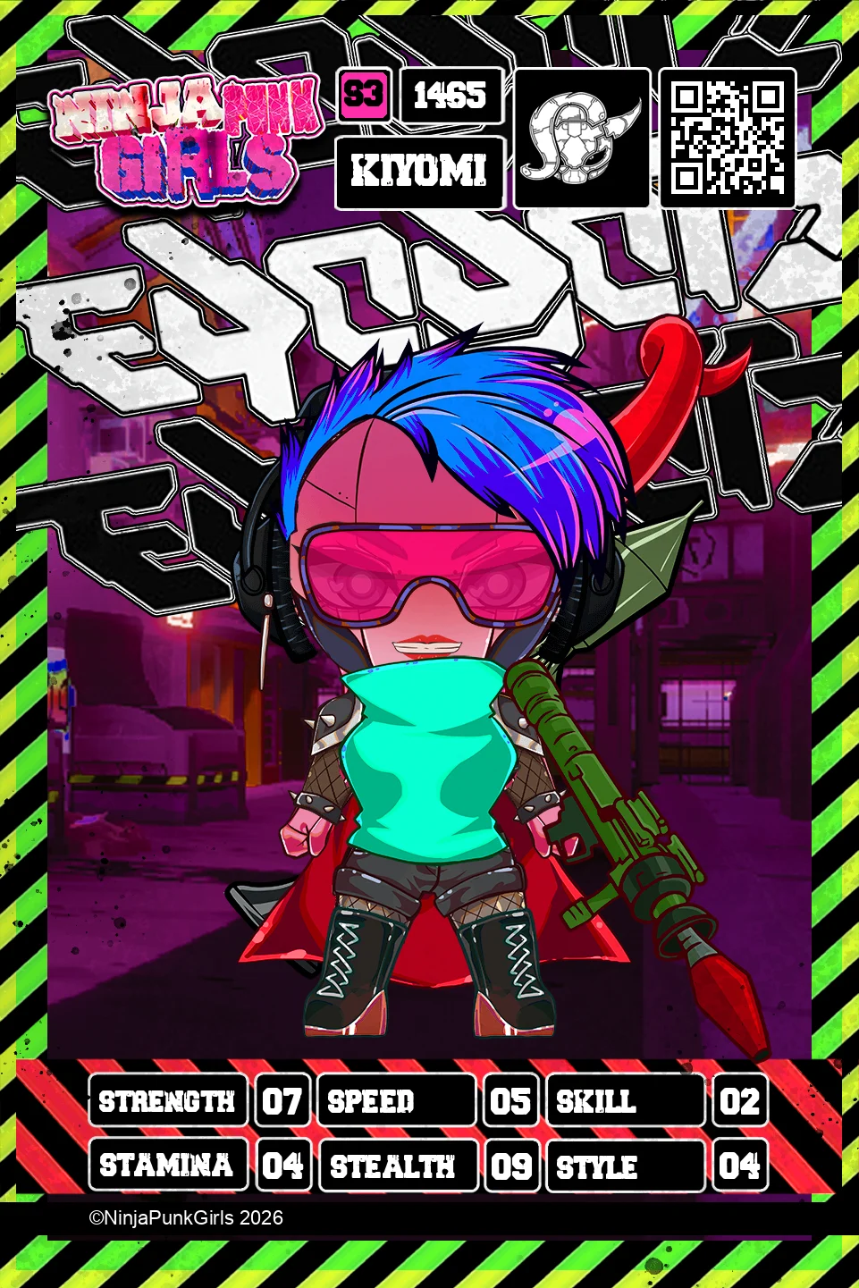 Rebuilt card #1465 Kiyomi