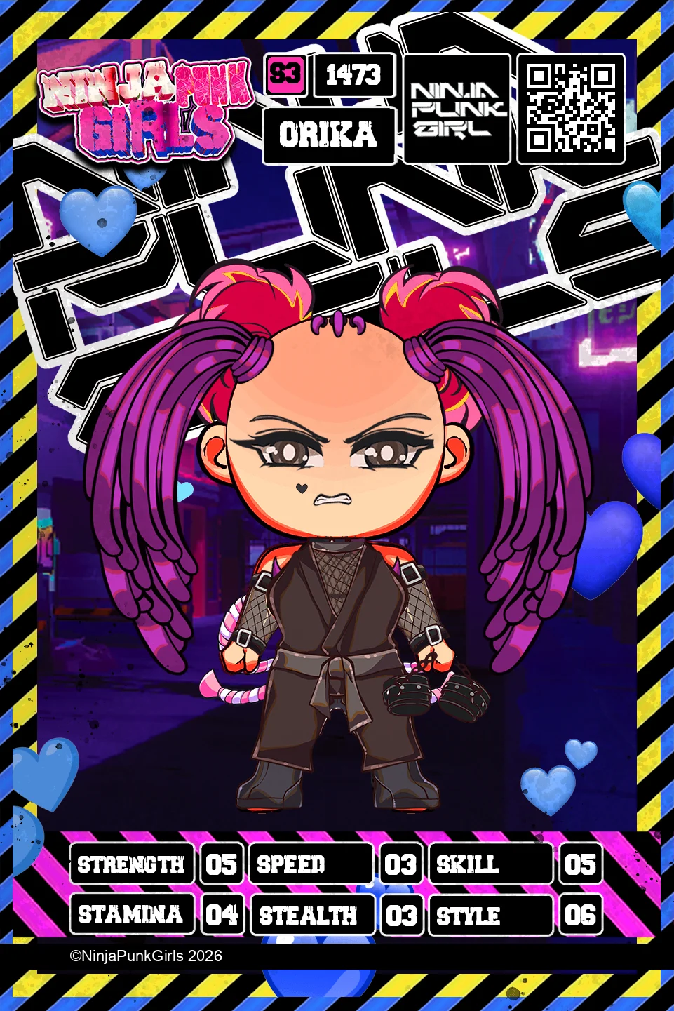 Rebuilt card #1473 Orika