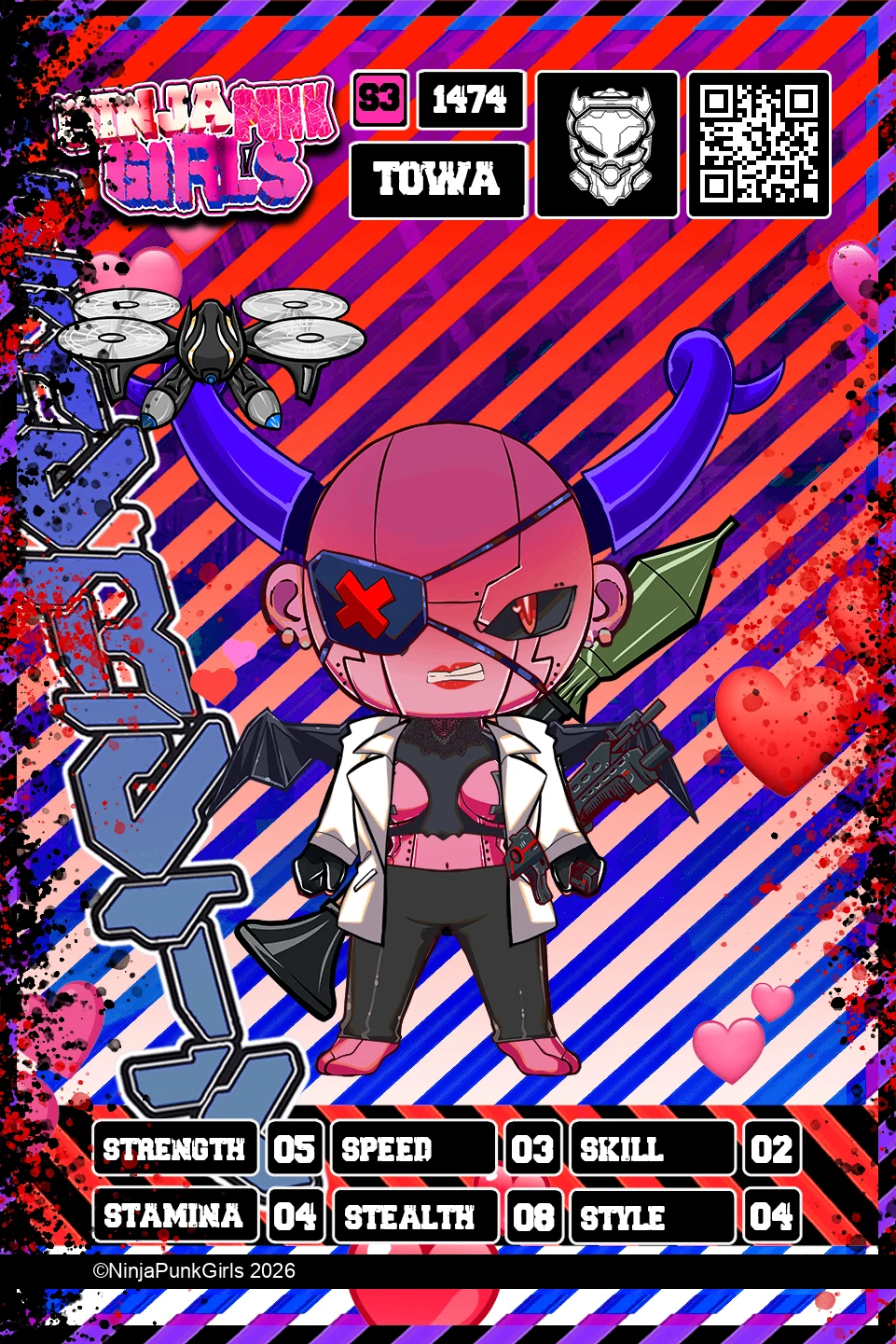 Rebuilt card #1474 Towa