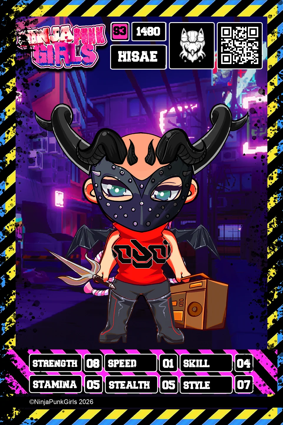 Rebuilt card #1480 Hisae