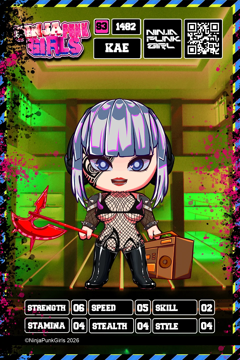 Rebuilt card #1482 Kae
