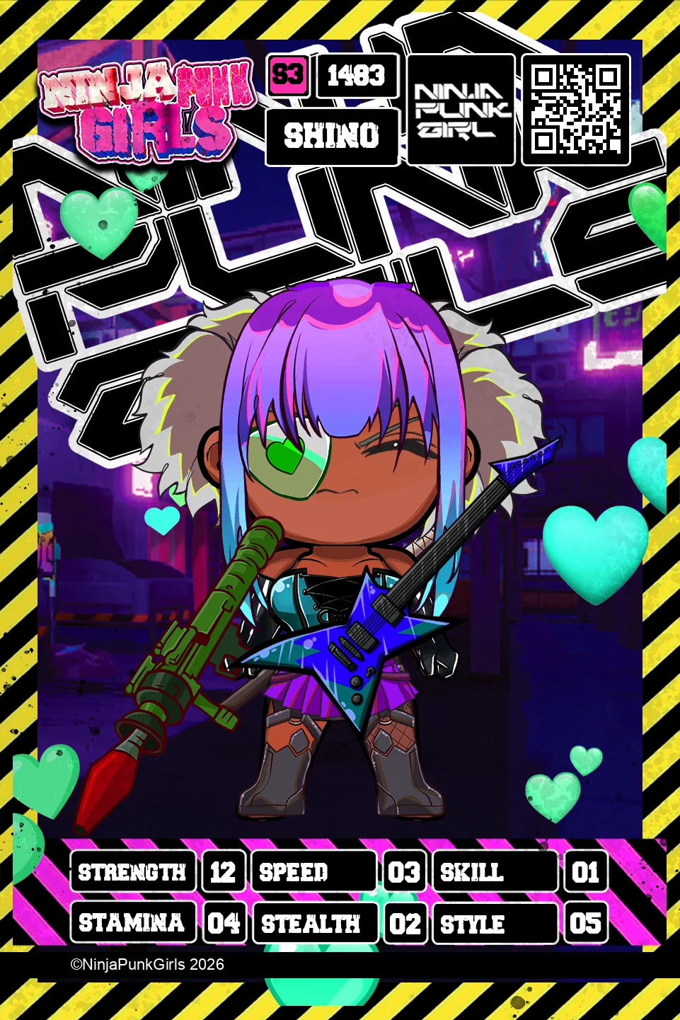 Rebuilt card #1483 Shino