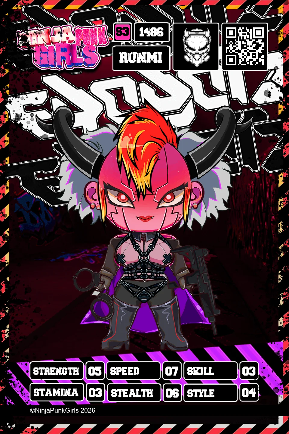 Rebuilt card #1486 Runmi