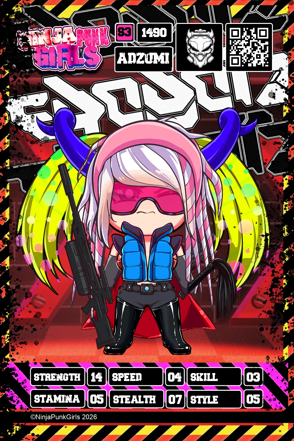 Rebuilt card #1490 Adzumi