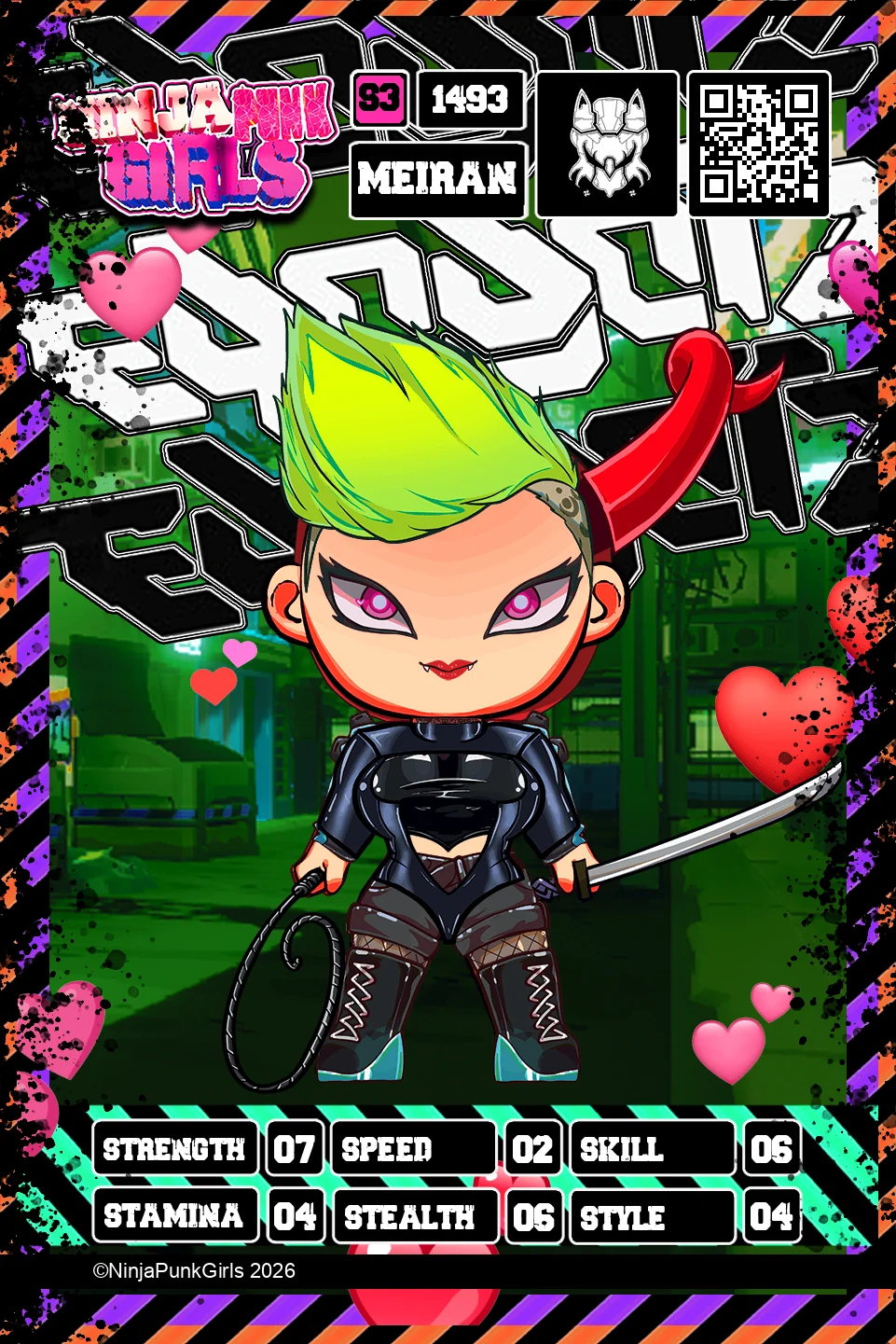 Rebuilt card #1493 Meiran