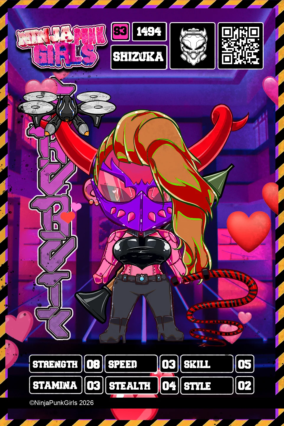 Rebuilt card #1494 Shizuka