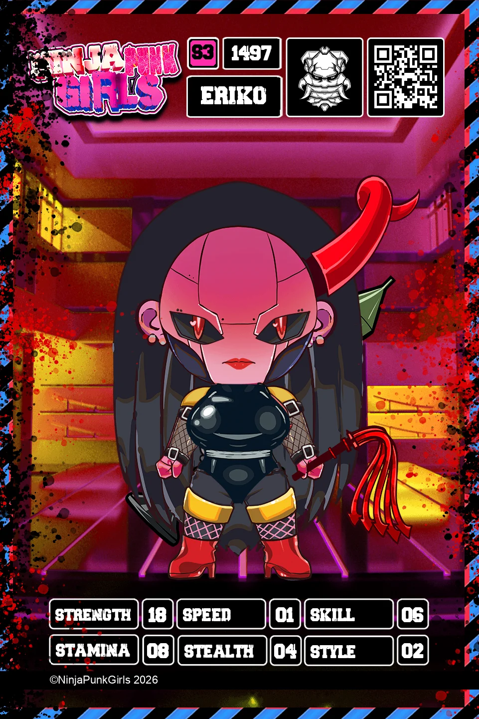Rebuilt card #1497 Eriko