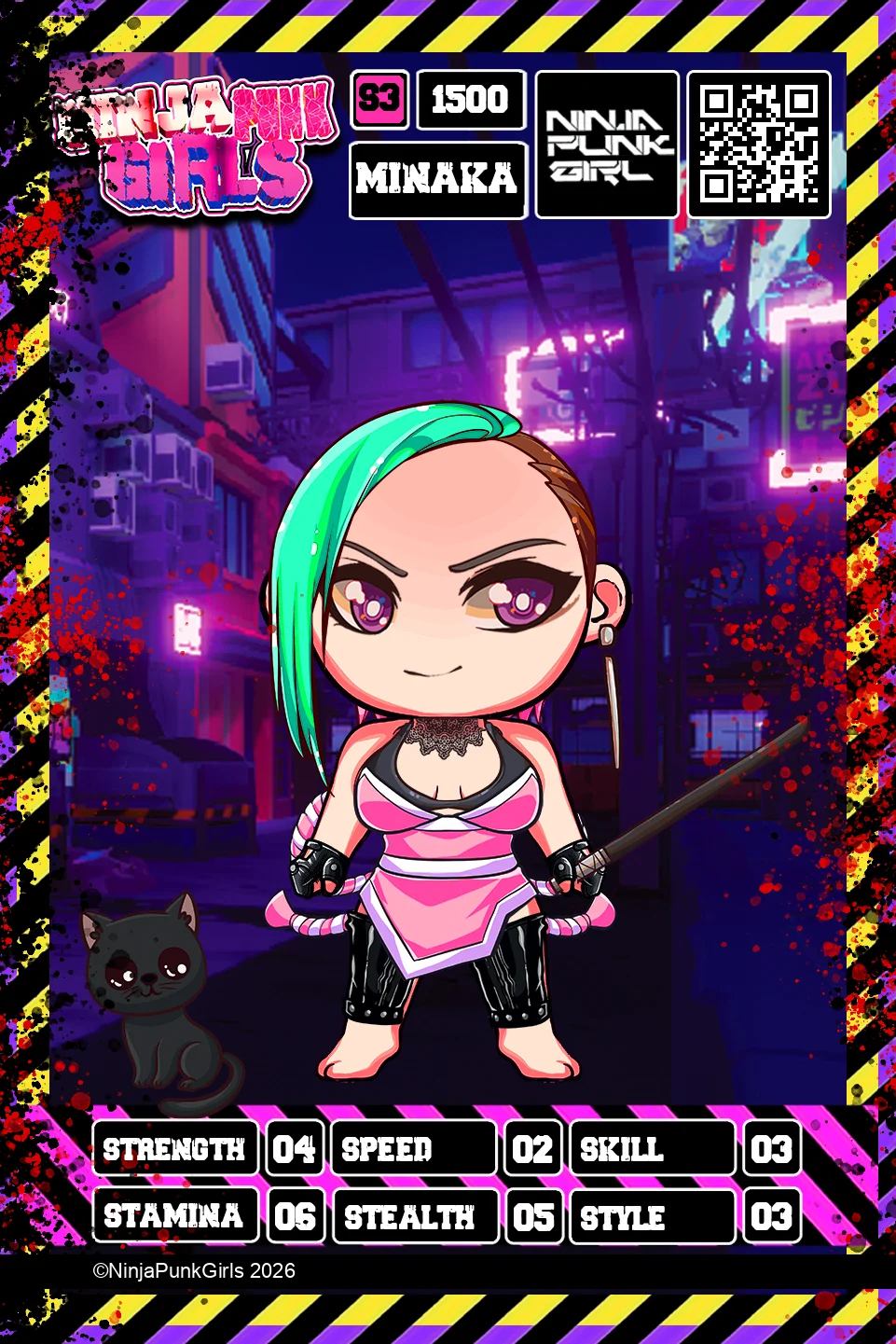 Rebuilt card #1500 Minaka