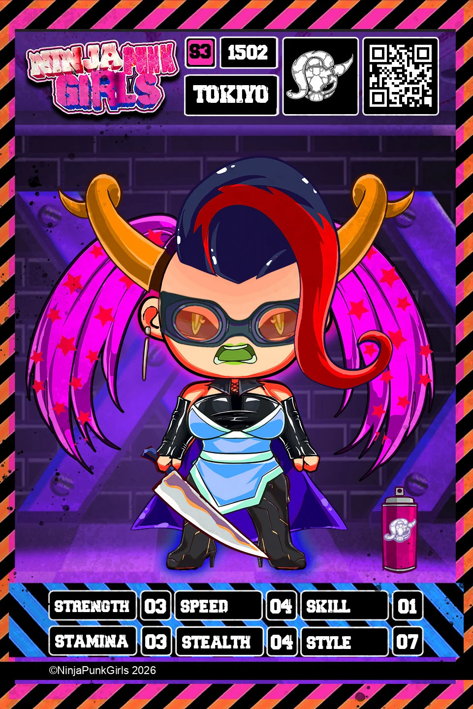 Rebuilt card #1502 Tokiyo