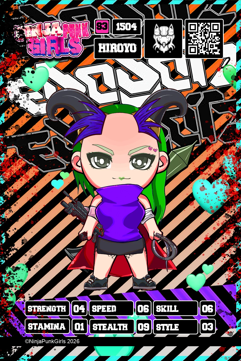 Rebuilt card #1504 Hiroyo
