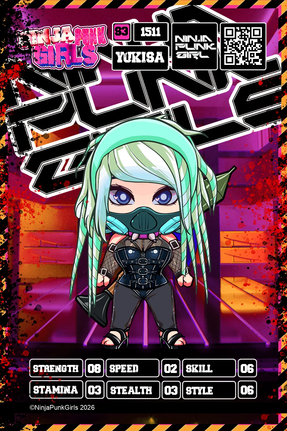 Rebuilt card #1511 Yukisa