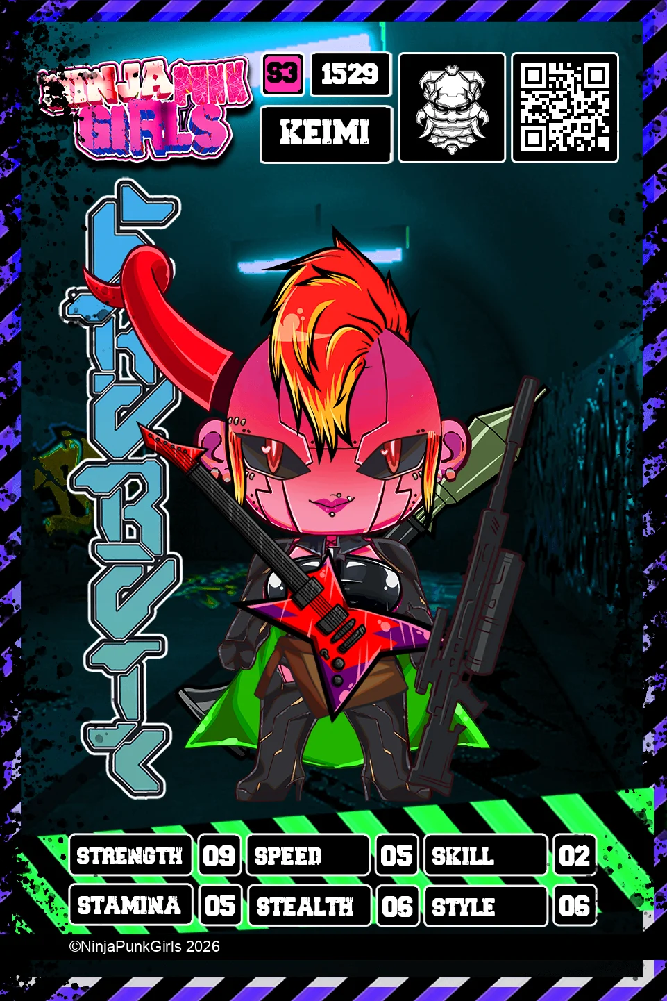 Rebuilt card #1529 Keimi