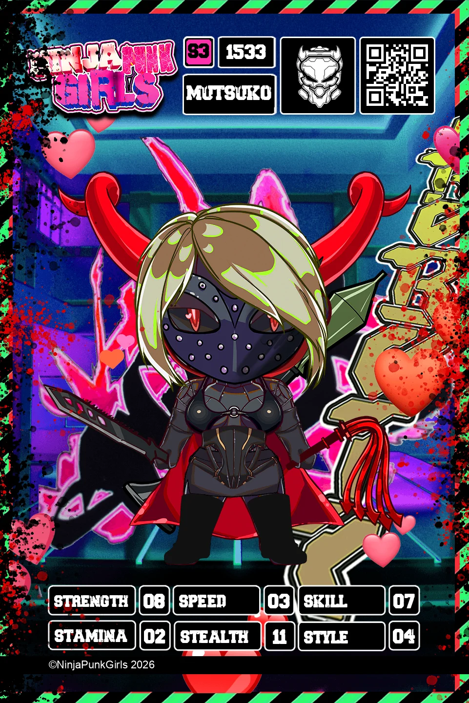 Rebuilt card #1533 Mutsuko