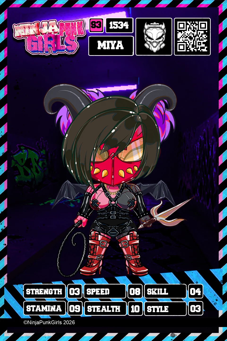 Rebuilt card #1534 Miya