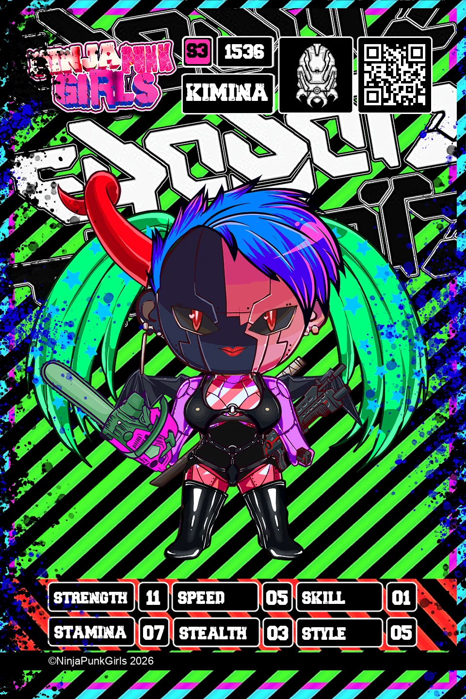 Rebuilt card #1536 Kimina