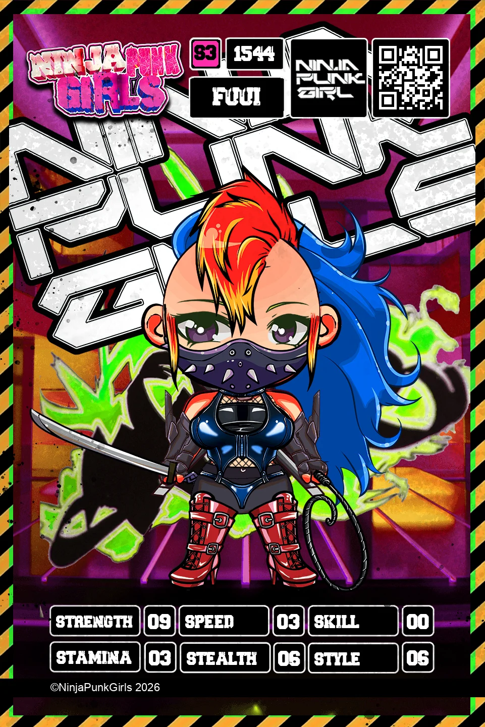 Rebuilt card #1544 Fuui
